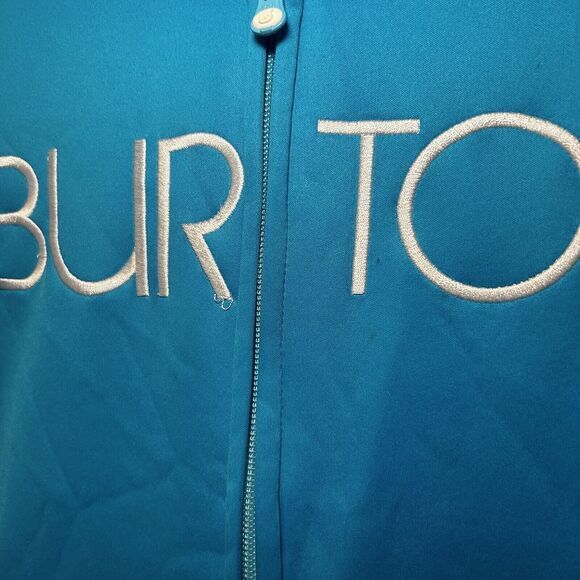 Burton Dryride Turquoise Blue Full Zip Fleece‎ Hoodie Small Outdoor Ski Skater - Picture 3 of 7